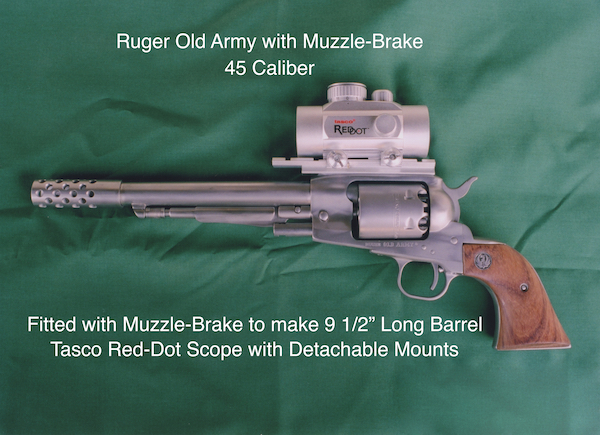 Ruger with Muzzle Brake.